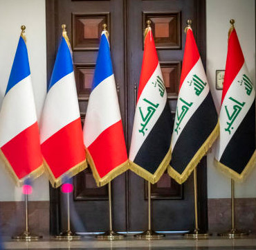 flag iraq and flag french